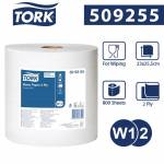 Tork W1/W2 Czyściwo papierowe w roli 184m/23,4cm 2-warstwowe Białe Universal