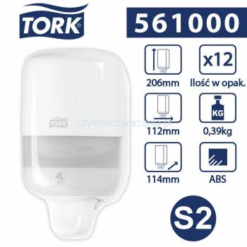 Tork S2 dozownik do mydła w płynie Biały MINI-24599