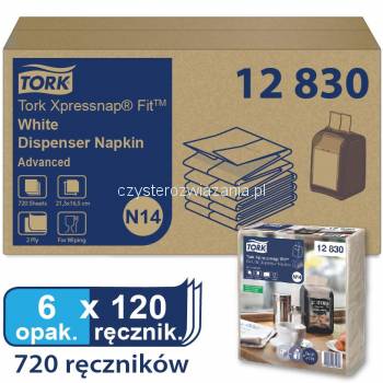 Tork Xpressnap Fit N14 serwetki dyspenser natural