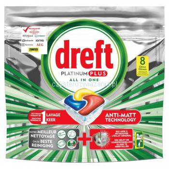 Dreft Platinum Plus Lemon 90 Tabs (5x18 tabs)