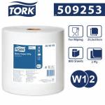 Tork W1/W2 Czyściwo papierowe 264m/25,5cm 2-warstwowe Białe Universal