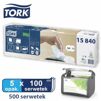 Tork Xpressnap® N4 serwetki białe ex. miękkie dysp