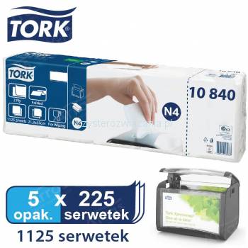 Tork Xpressnap® N4 serwetki białe dyspenserowe