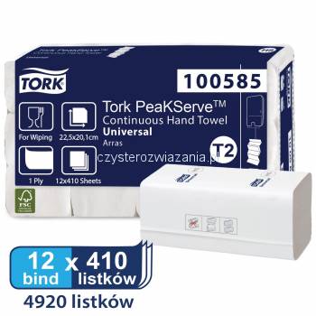 Tork PeakServe® Continuous® H5 ręczniki do rąk