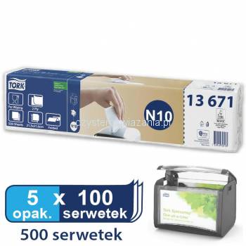 Tork Xpressnap Snack™ N10 sewrwetki białe ex. mięk-24942