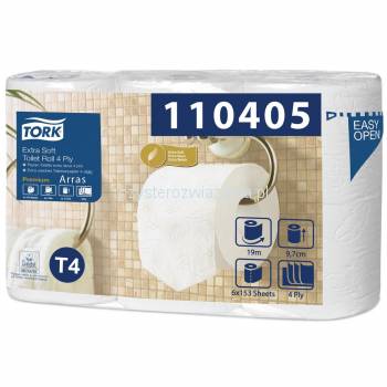 Tork T4 papier toalet. w rolce konw.19,1 m 4w-24991