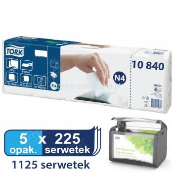 Tork Xpressnap® N4 serwetki białe dyspenserowe-24934