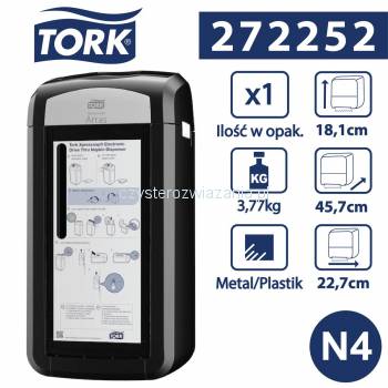 Tork Xpressnap® N4 dozownik elektr.serw.ściana