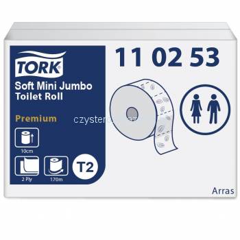 Tork Mini Jumbo T2 papier toaletowy miękki 170m-24981