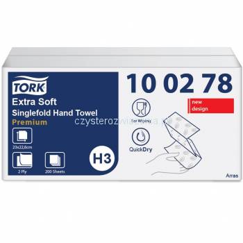 Tork Singlefold H3 ręcznik extra miękki składce ZZ-24965