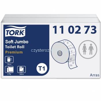 Tork Jumbo T1 papier miękki  toaletowy 360 m Biały-24985