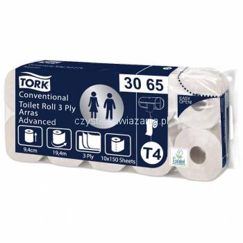 Tork T4 papier toaleto. w rolce konw. 20,70m 3wj-24933