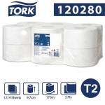 Tork Mini Jumbo T2 papier toaletowy 170 m Biały