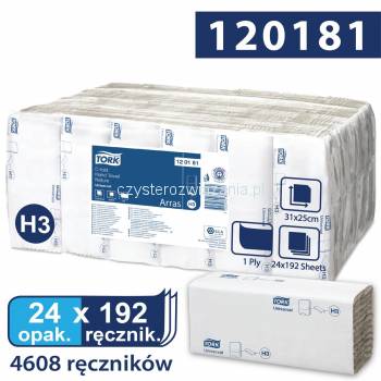 Tork H3 ręcznik szary C-fold (w składce C)-25036