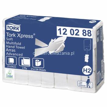 Tork Xpress® H2 ręcznik miękki- 4 panelowy-25049