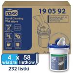 Tork Handy Bucket W14 Czyściwo włókninowe w roli nasączone do rąk 15,7m/ 27cm 1-warstwowe Białe Premium