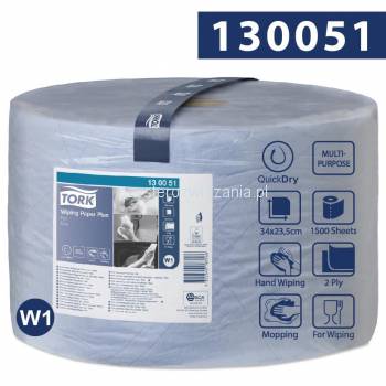 Tork czyściwo papierowe 2w 510m 23,5 cm Blue W1-25108