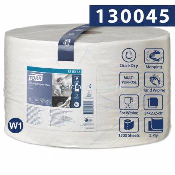 Tork czyściwo papierowe 2w 510m 23,5cm Biały W1-25104