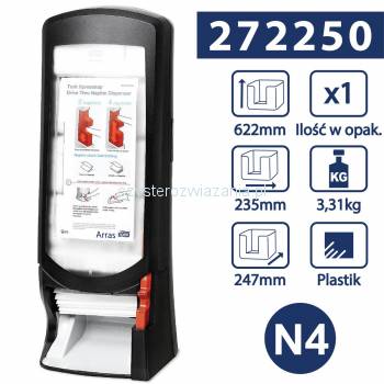 Tork Xpressnap® N4 dozownik serw. Drive Thru-25222