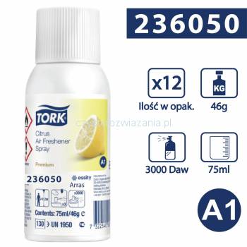 Tork A1 odświeżacz powietrza spray Cytrusowy 75ml-25200