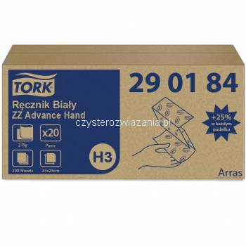 Tork H3 ręcznik biały ZZ Advance Hand-25270