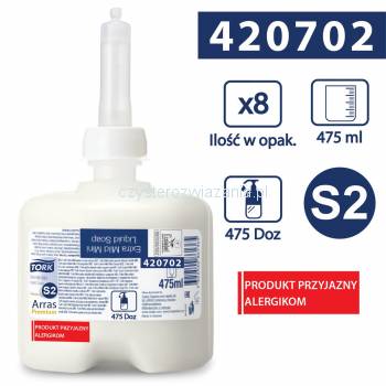 Tork S2 mydło w płynie delikatne kremowy 475 ml