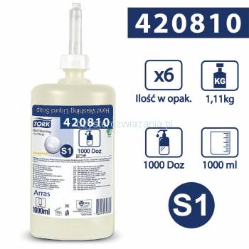 Tork S1 mydło w płynie ekstra higieniczne 1000 ml-25310