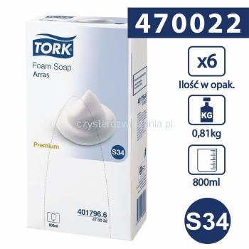 Tork Luksusowe Mydło w piance s34 800ml-25334