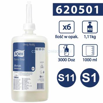 Tork S11 mydło w sprayu 1000 ml