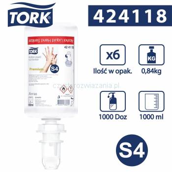 Tork S4 Płyn do dezynfekcji rąk (wkład) Premium 1000ml