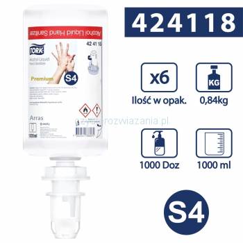 Tork S4 płyn do dezynfekcji rąk 1000ml-25760