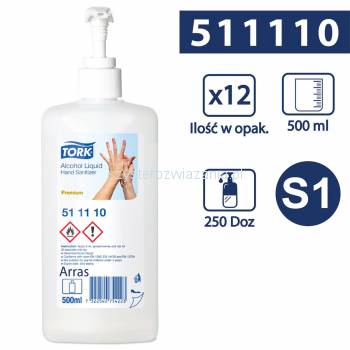 Tork S1 płyn do dezynfekcji rąk but. z pomp 500ml-25794