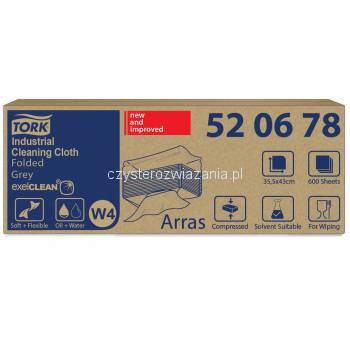 Tork czyściwo włókninowe 35,5x41,5 120szt Szary W4-26101