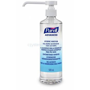 PURELL Advanced żel do dezynfekcji z pompką 500ml [PRODUKT WYCOFANY]