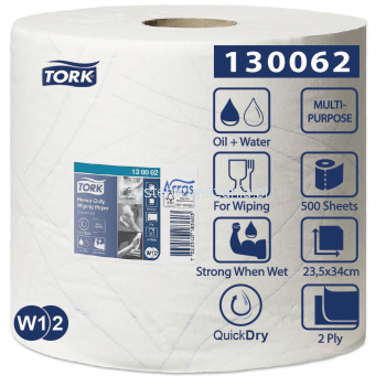 Tork czyściwo papierowe 2w 170m 23,5cm Biały W1/W2