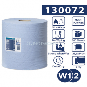 Tork czyściwo papierowe 2w 170m 23,5cm Blue W1/W2